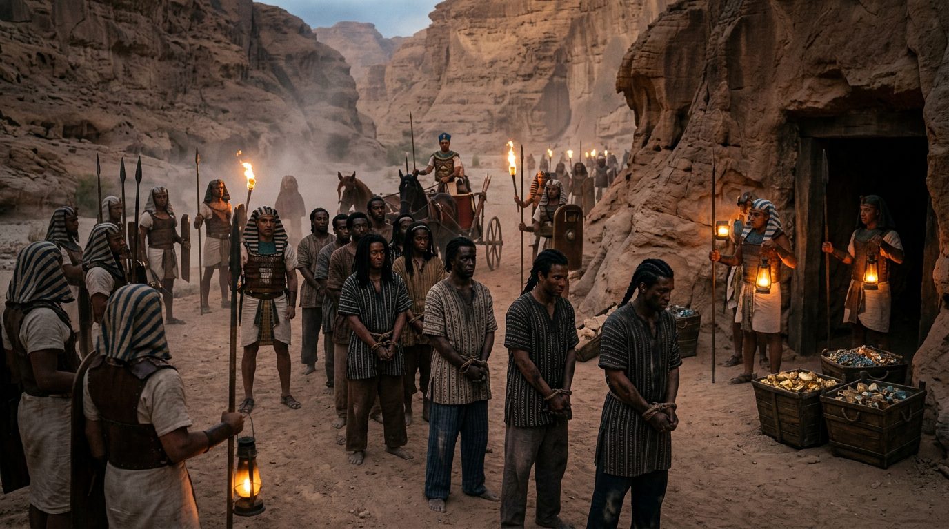Nubian Captives Nearly Ended Egypt’s New Kingdom - Historical illustration