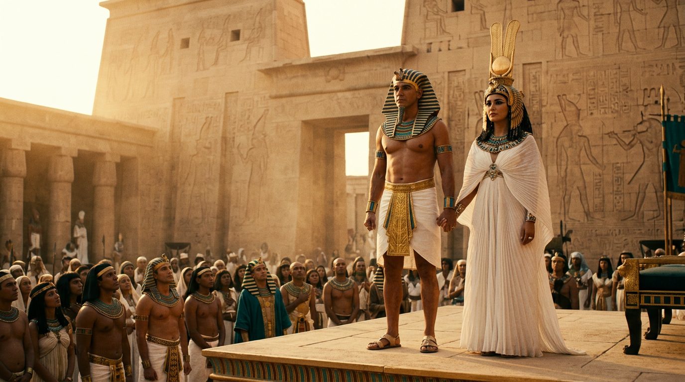 Nefertari Was Called ‘The One for Whom the Sun Shines’ - Historical illustration