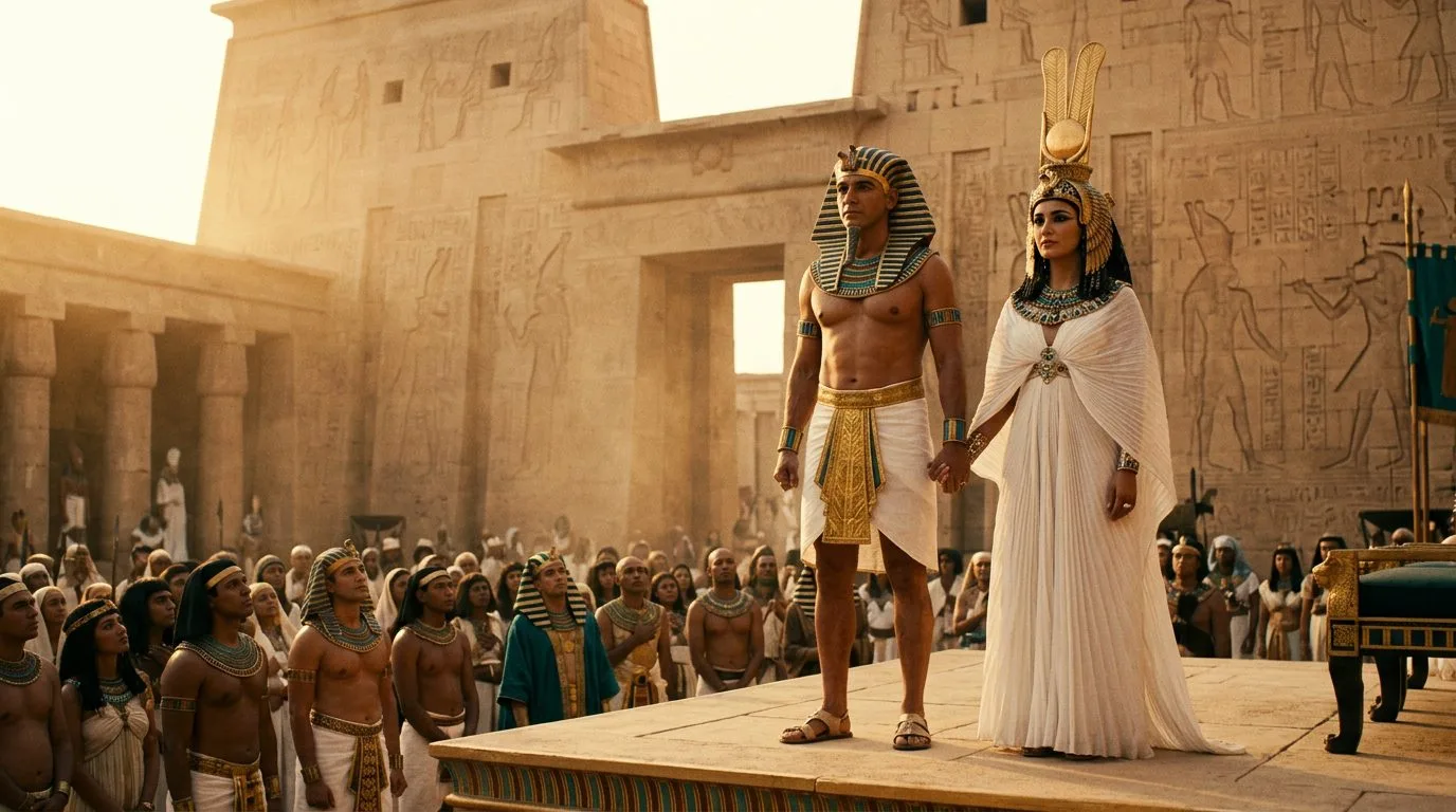 Nefertari Was Called ‘The One for Whom the Sun Shines’ - Historical illustration