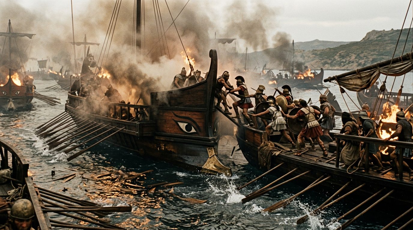 Naval Innovations: Triremes and Maritime Dominance - Historical illustration