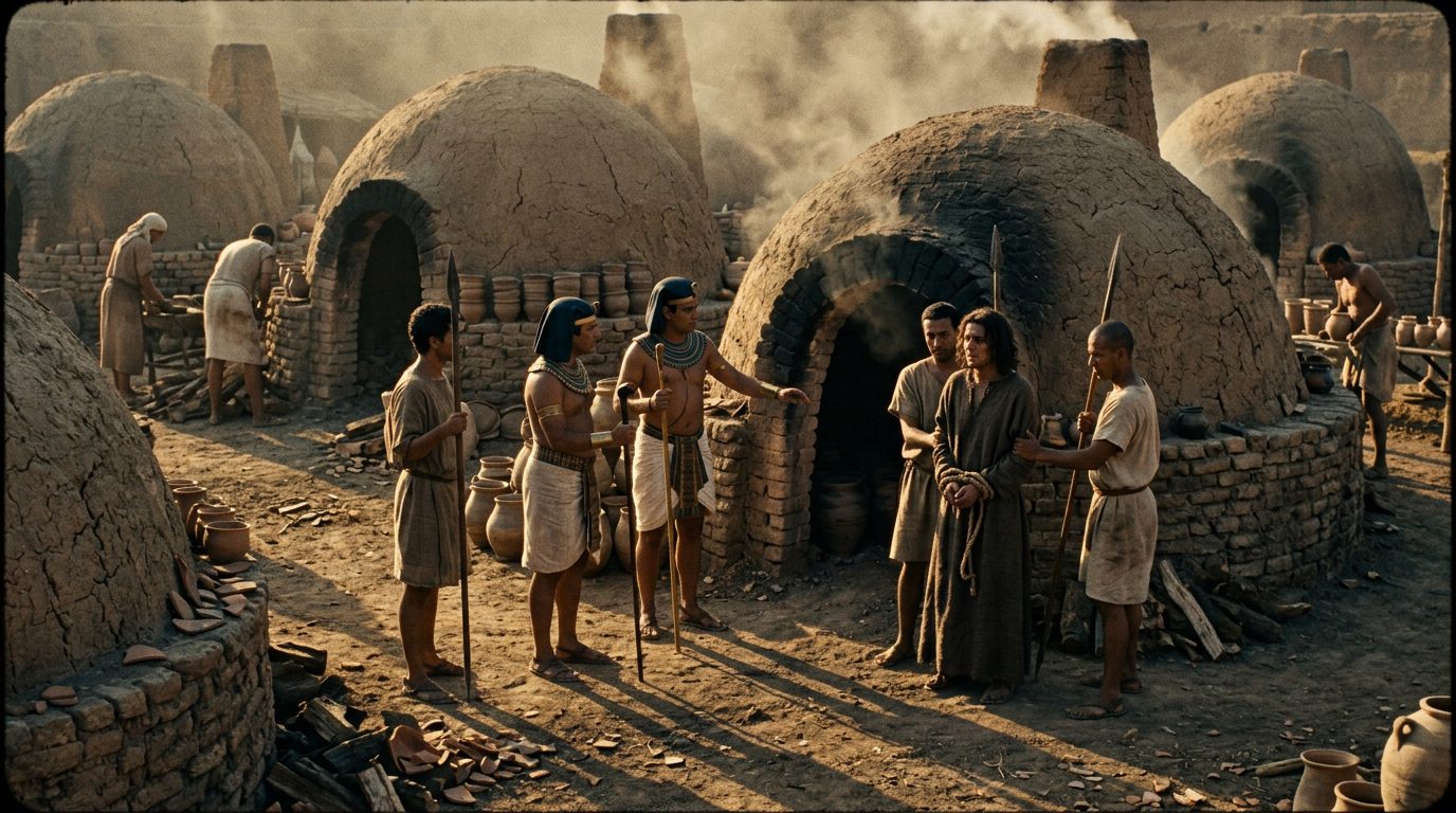 Burning Alive in Pottery Kilns - Historical illustration
