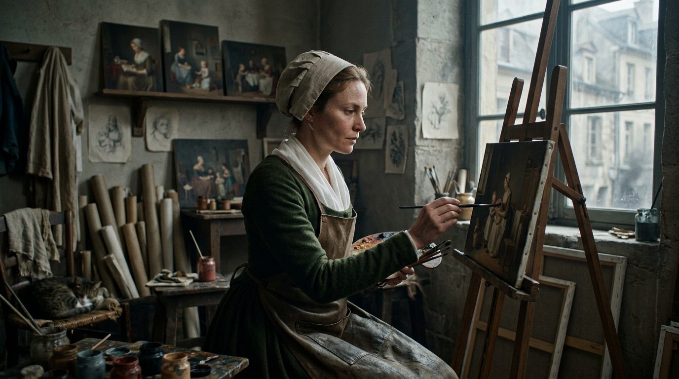 Marguerite Gérard - Genre Painting Innovator - Historical illustration