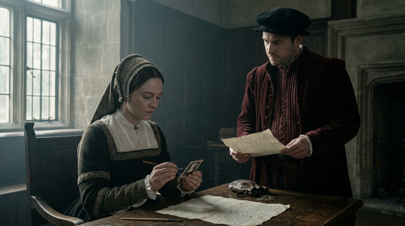 Levina Teerlinc Was Paid More Than Hans Holbein by the English Court - Historical illustration