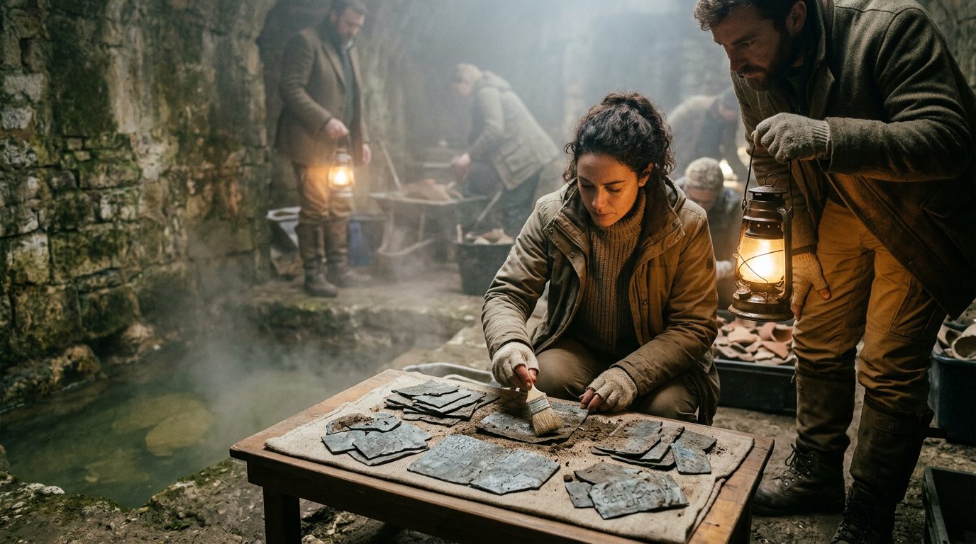 Roman Curse Tablets: Lead Messages to the Underworld - Historical illustration