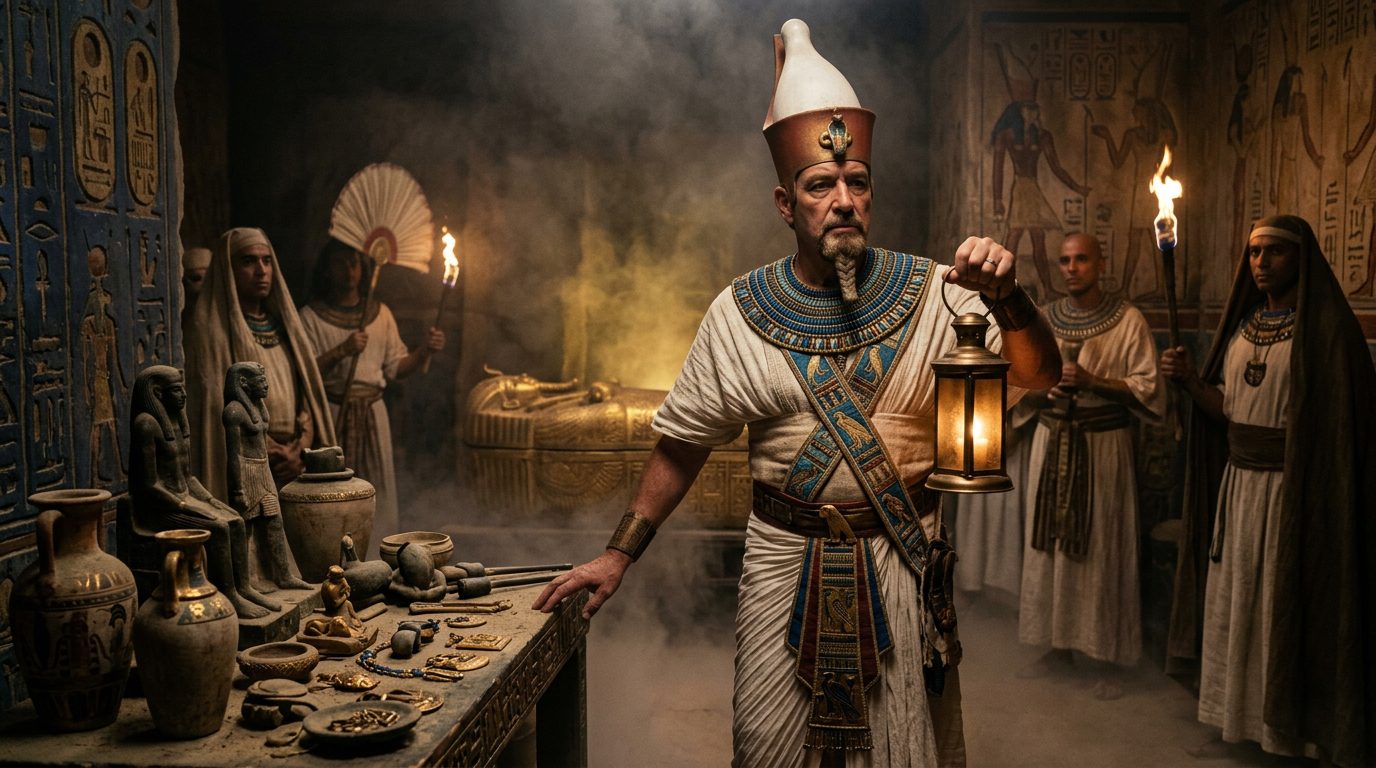 Herihor’s Tomb and the High Priest Who Became Pharaoh - Historical illustration