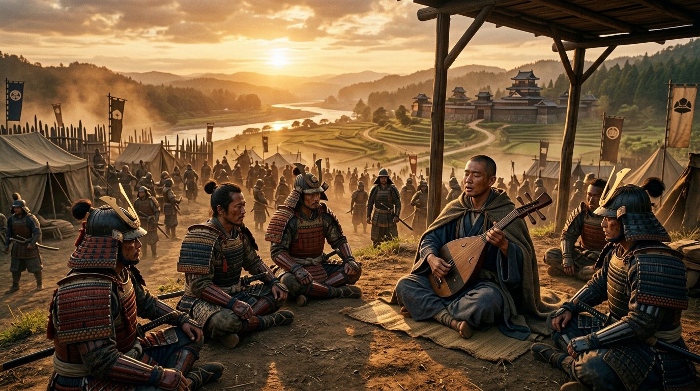 The Tale of the Heike: The Epic That Shaped Samurai Culture - Historical illustration