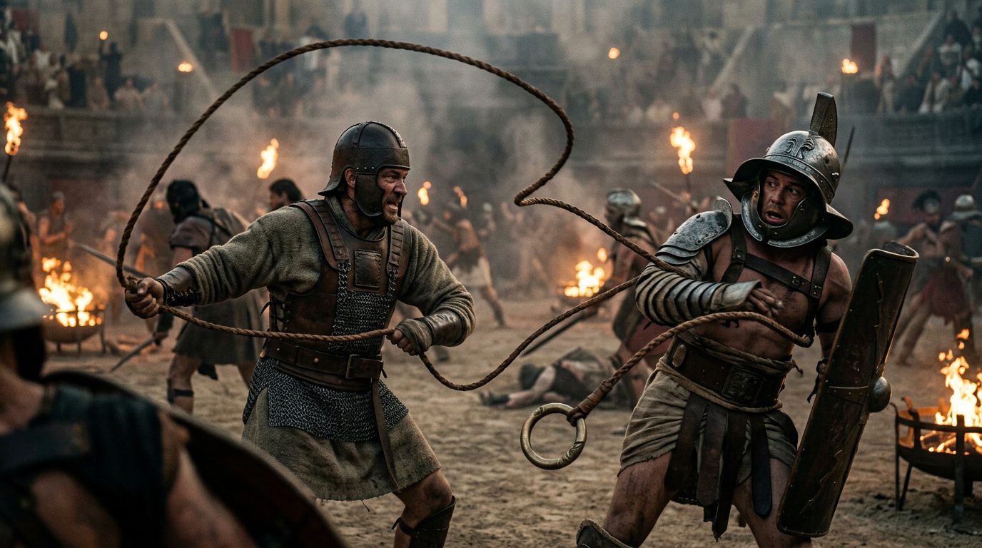 Lasso: The Rope That Turned Fighters Into Prey - Historical illustration