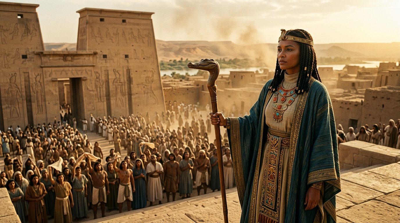 Sobekneferu Became Egypt’s First Female Pharaoh Four Centuries Before Hatshepsut - Historical illustration