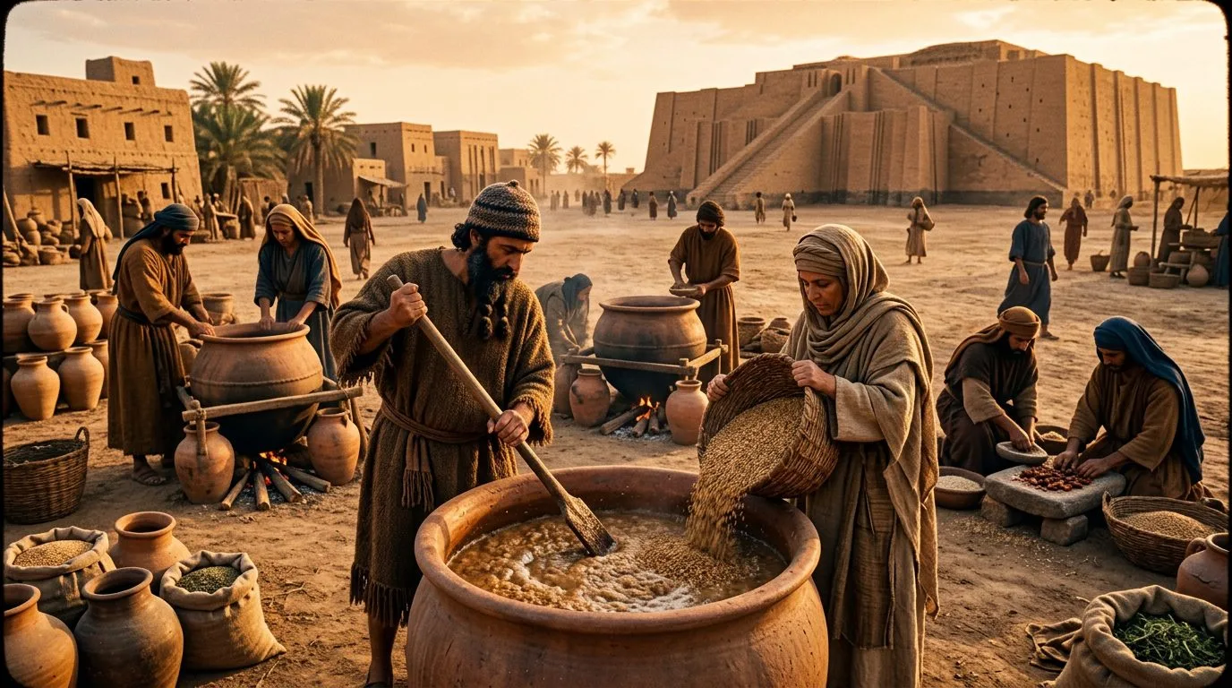 Beer Brewing: The Beverage That Built Civilization - Historical illustration