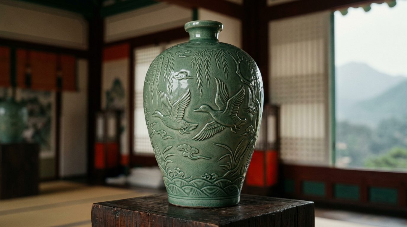 Oil Bottle That Captured Nature’s Movement - Historical illustration