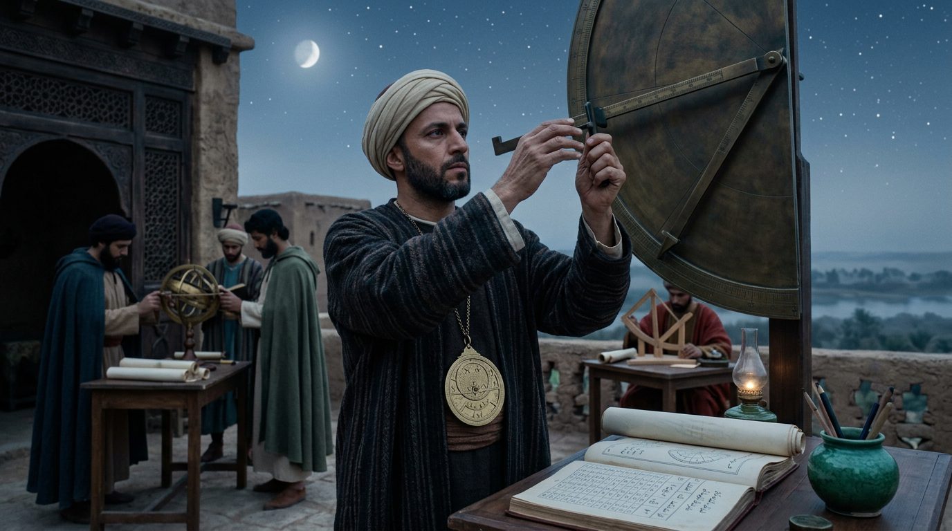 Al-Battani’s Observations Corrected 23 of Ptolemy’s Most Critical Errors - Historical illustration