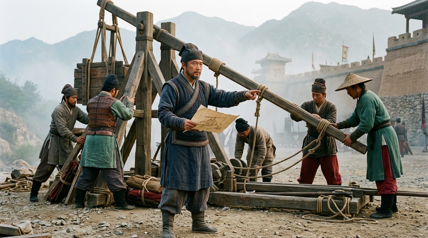 Chinese Siege Engineers: Adapting Technology from Conquered Peoples - Historical illustration