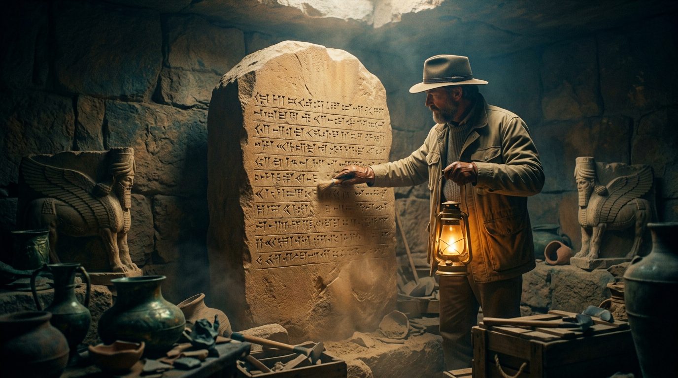 Old Persian Cuneiform: The Script Kings Forgot - Historical illustration