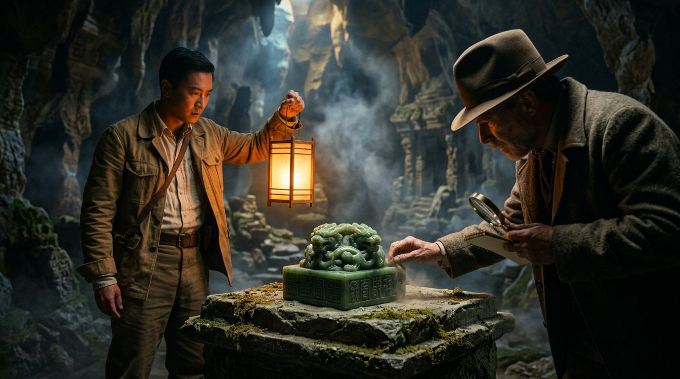 China’s Jade Seal Disappeared Between Collapsing Dynasties - Historical illustration
