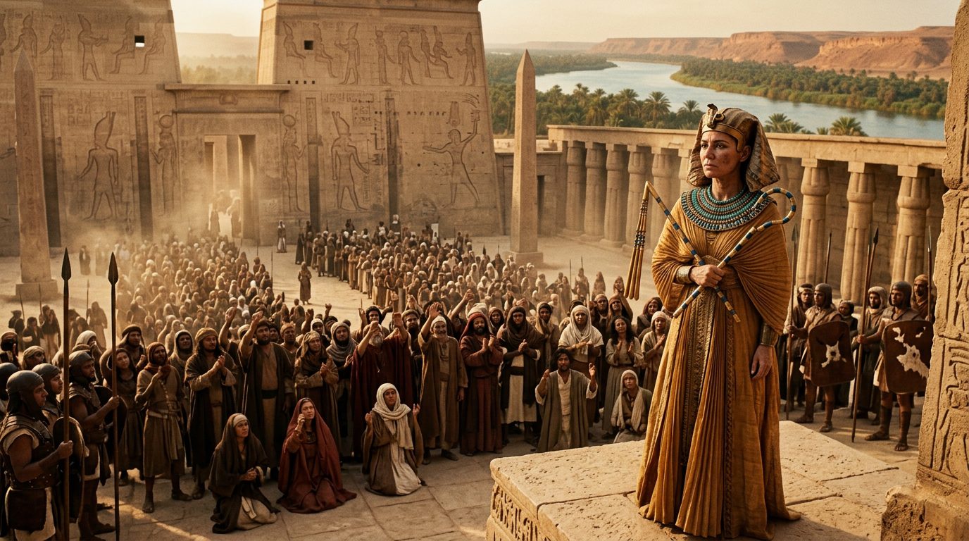 Sobekneferu Became Pharaoh When Egypt’s Dynasty Faced Extinction - Historical illustration