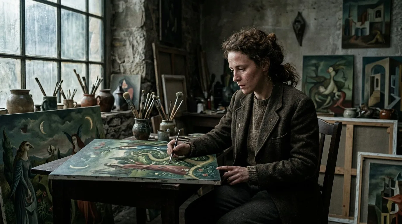 Leonora Carrington Painted Surrealist Masterpieces After Escaping a Nazi Asylum - Historical illustration
