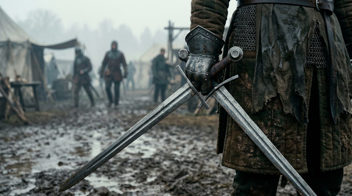 The Arming Sword - Every Knight’s Companion - The King (2019), Kingdom of Heaven style cinematic historical scene