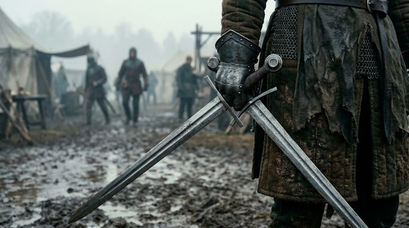 The Arming Sword - Every Knight’s Companion - The King (2019), Kingdom of Heaven style cinematic historical scene