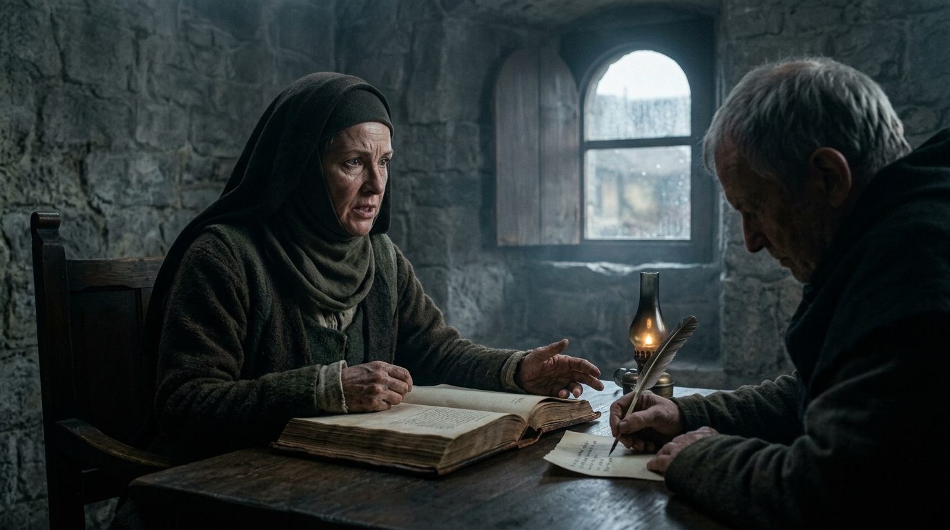 Margery Kempe - The Mystic Who Wrote Her Own Life Story - Historical illustration