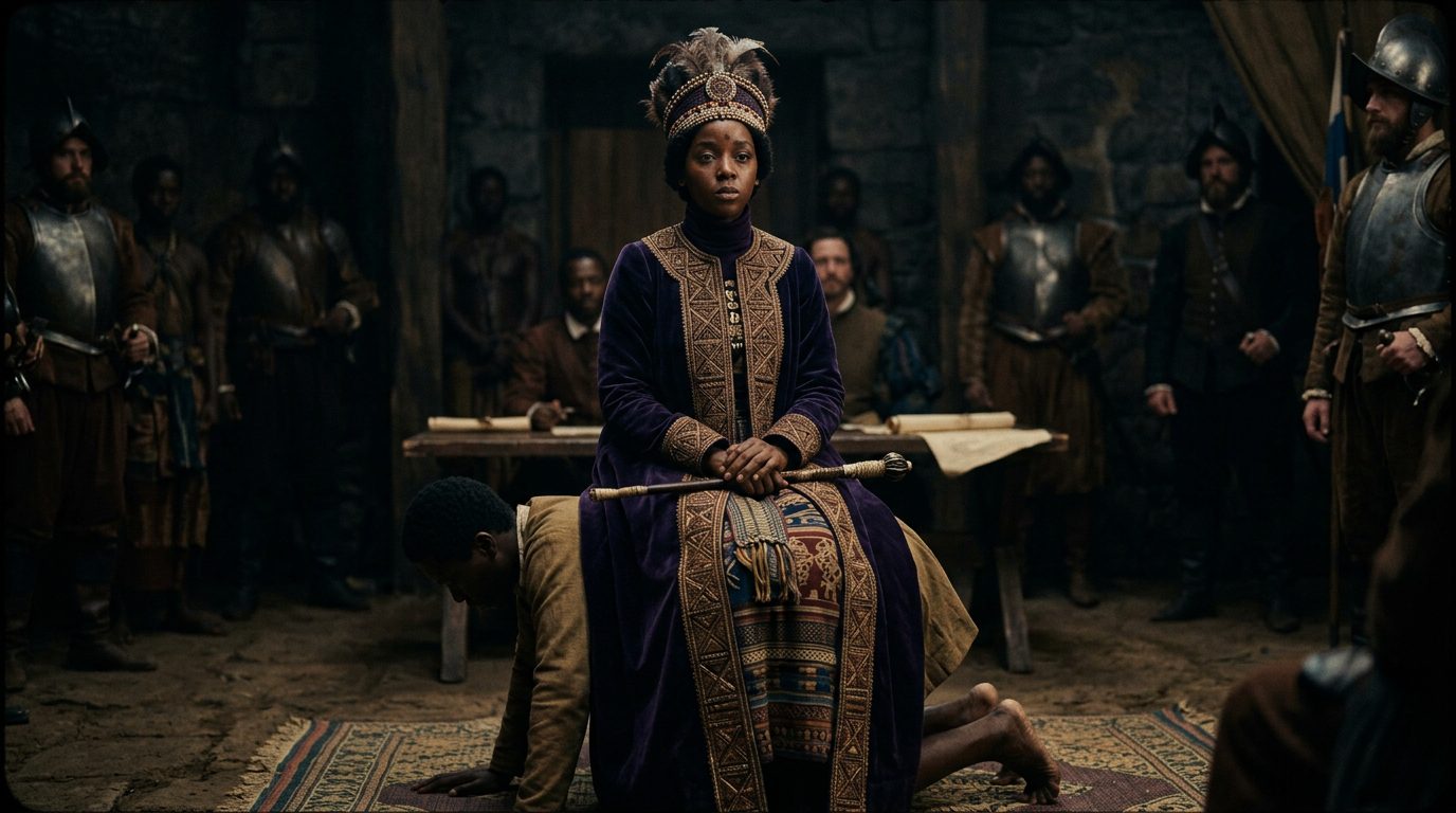 Nzinga of Ndongo and Matamba - Master Diplomat Against Colonial Powers - Historical illustration