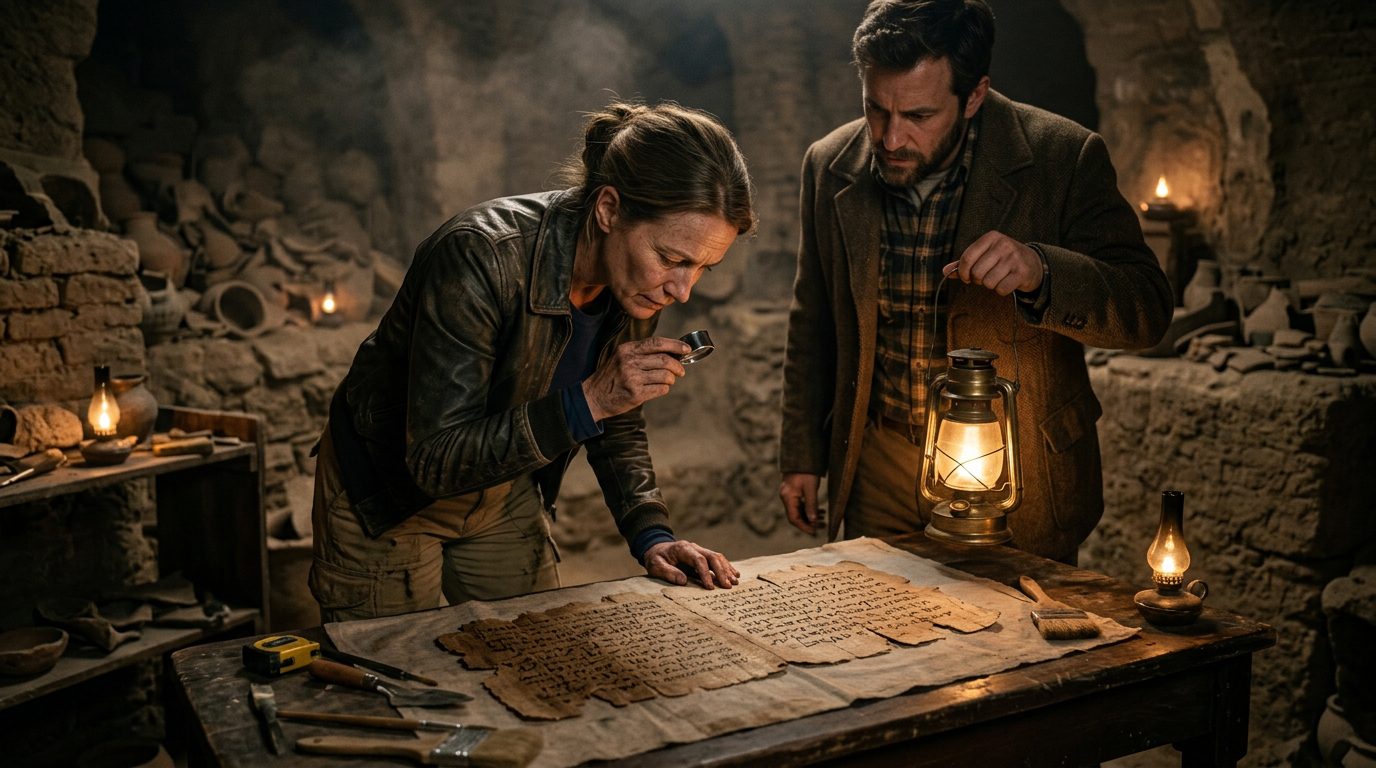 The Papyrus of Incompatible Scripts - Historical illustration