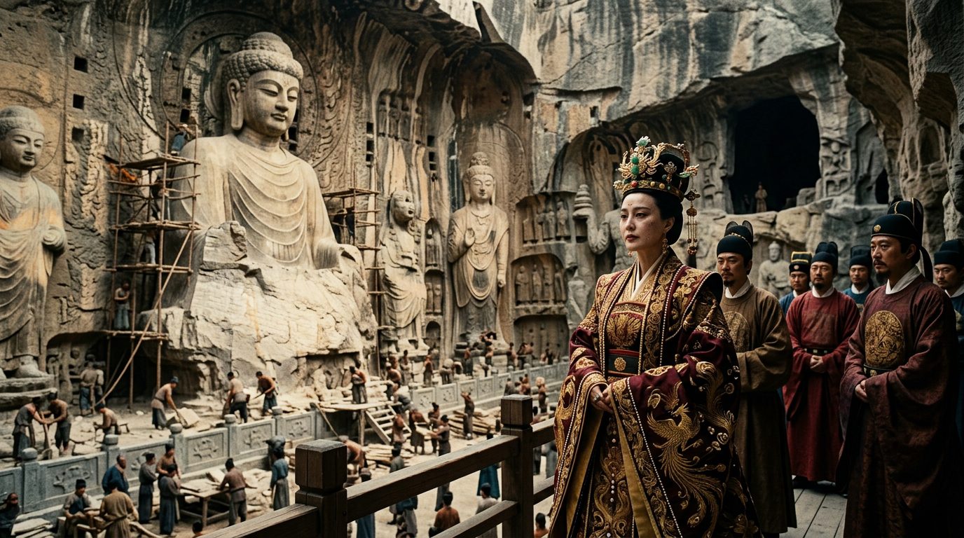 Wu Zetian Sponsored Buddhist Art Worth Modern Billions - Historical illustration