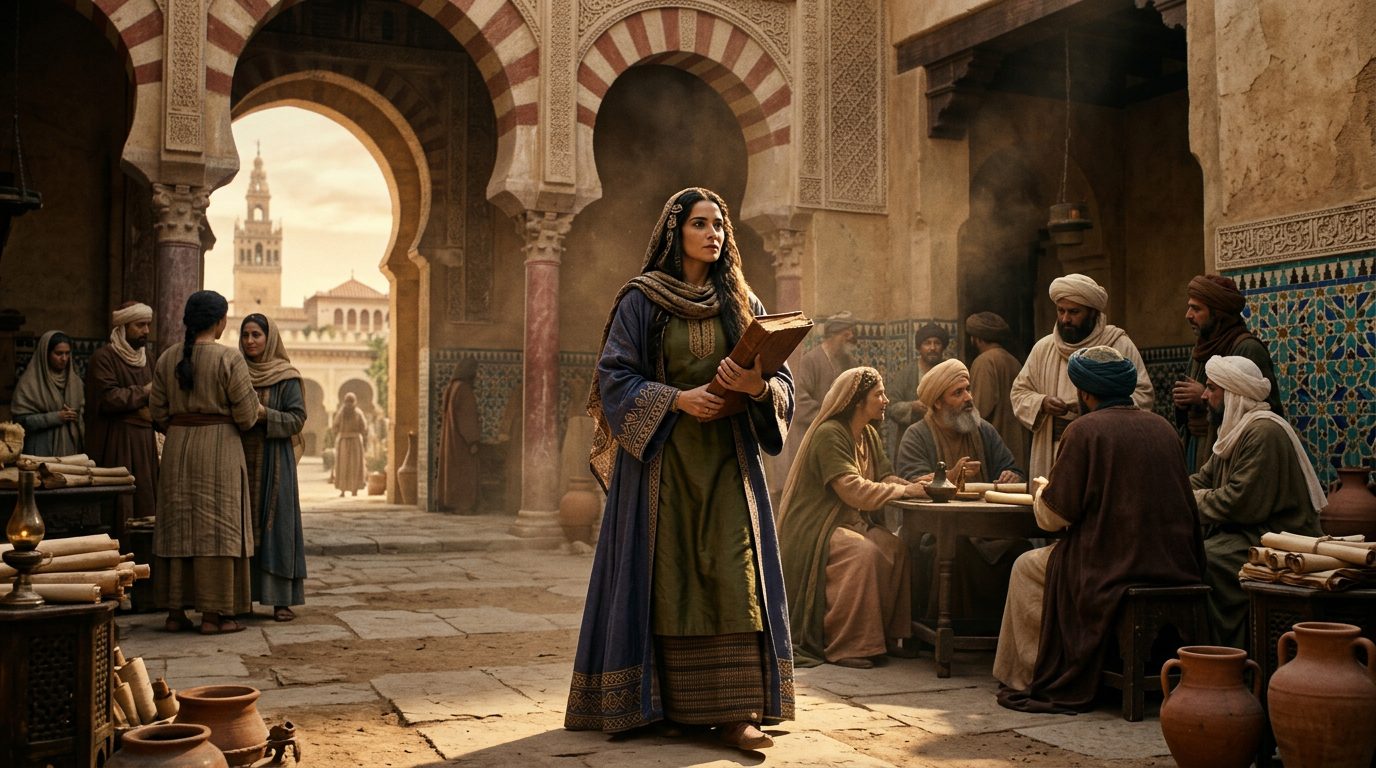 Wallada bint al-Mustakfi: Córdoba’s Rebel Princess - Historical illustration
