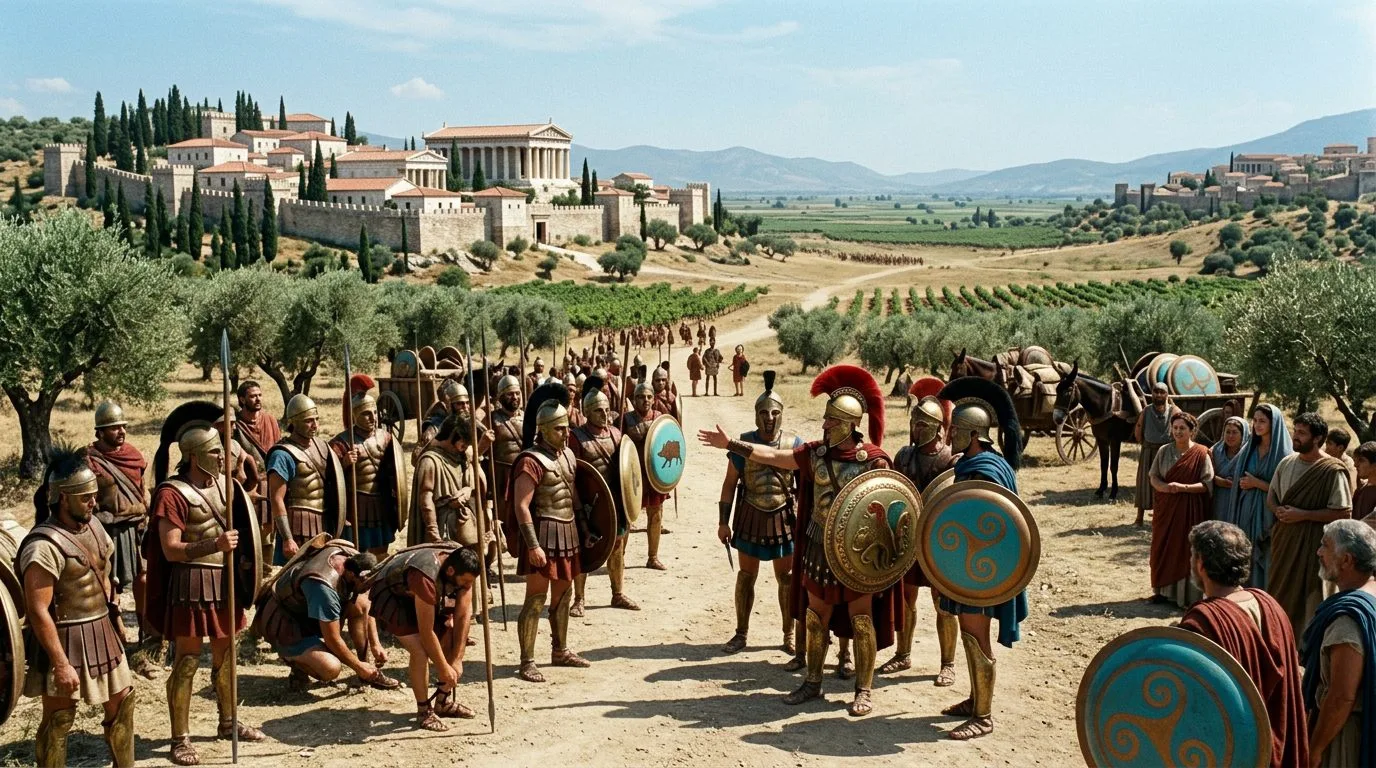 Chalcis Sparked Greece’s First Great War Over a Fertile Plain - Historical illustration