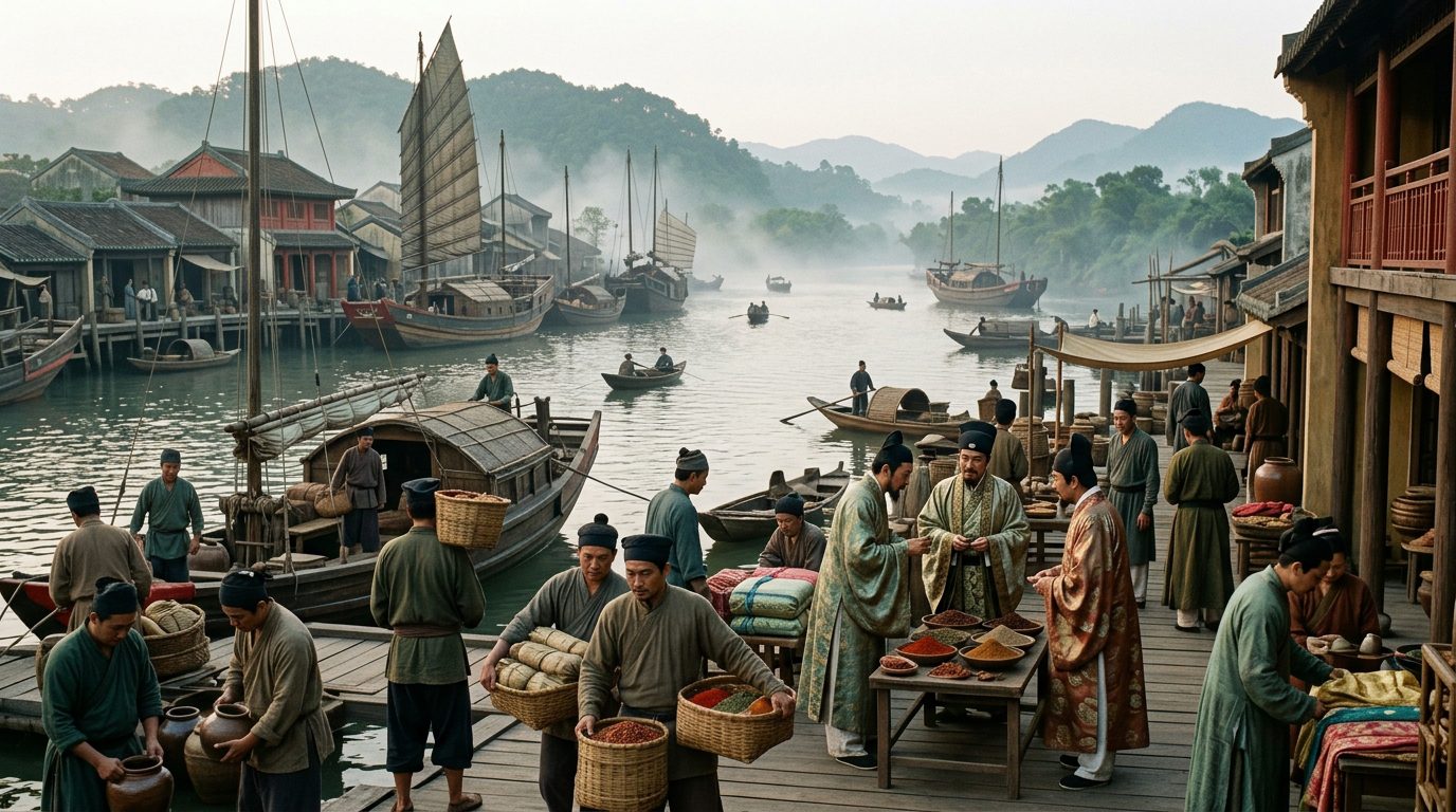 Vietnamese Port Cities Became Essential Links in China’s Spice Supply - Historical illustration