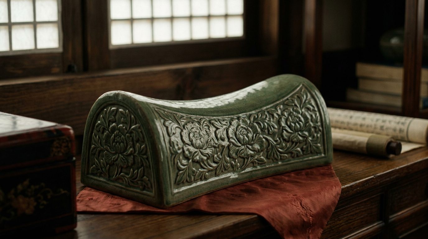 Ceramic Pillow That Redefined Comfort And Status - Historical illustration