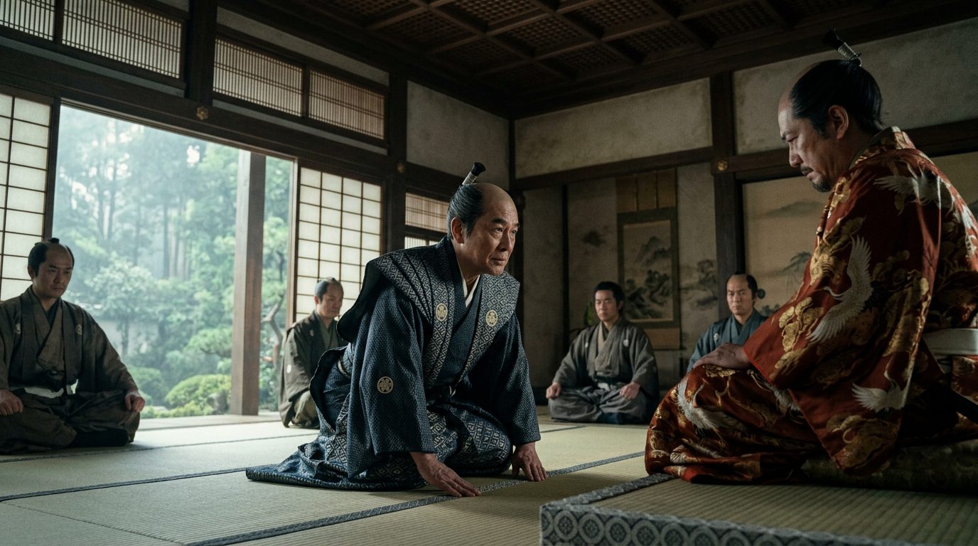 Kanshi (Admonishment) - The Duty to Criticize Your Master - Historical illustration