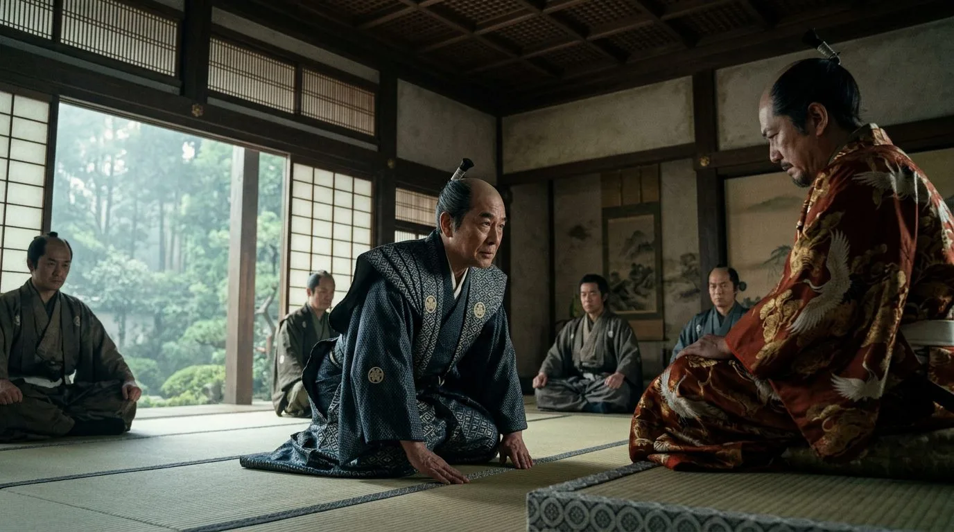 Kanshi (Admonishment) - The Duty to Criticize Your Master - Historical illustration