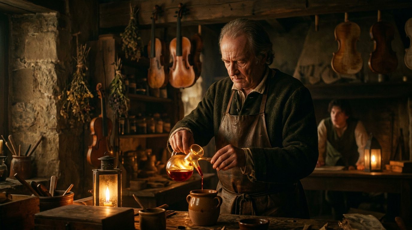 Stradivarius Varnish Formula That Modern Chemistry Cannot Replicate - Historical illustration