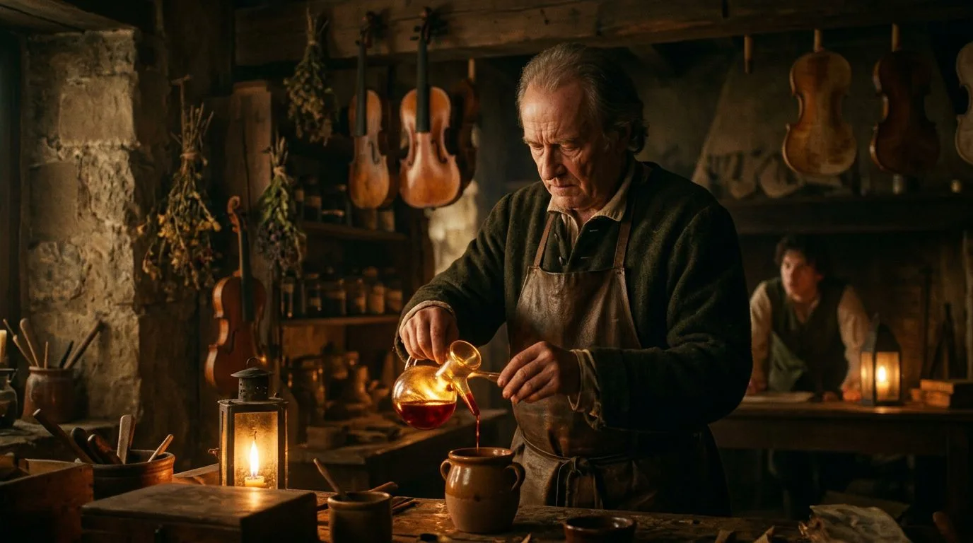 Stradivarius Varnish Formula That Modern Chemistry Cannot Replicate - Historical illustration