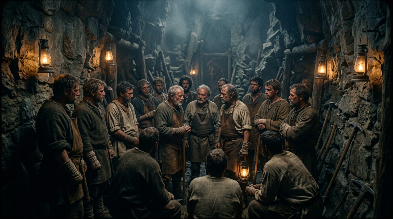 Dalmatian Miners Created Rome’s First Labor Union - Historical illustration