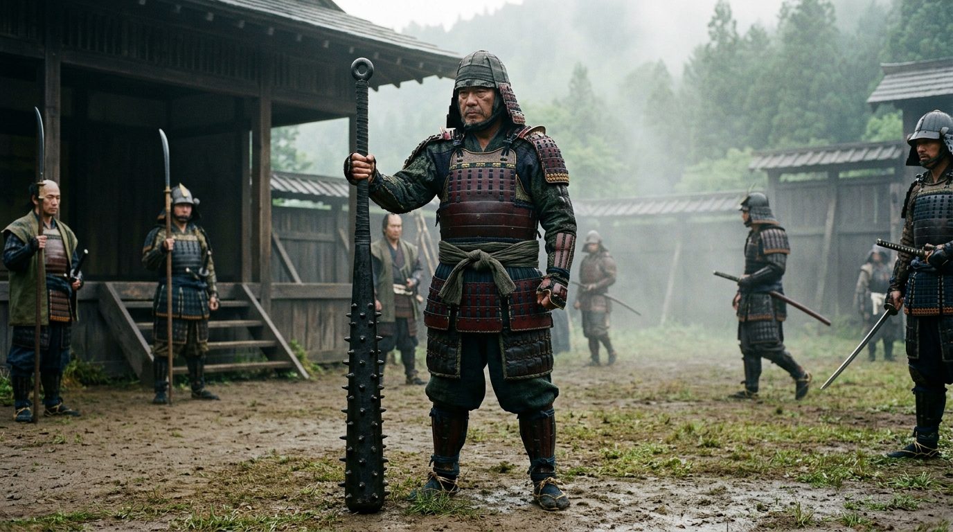 Tetsubo: The Spiked Destroyer of Cavalry - Historical illustration