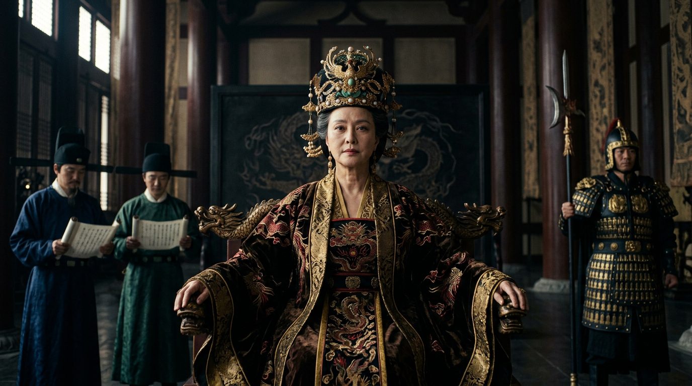 Wu Zetian of China - The Only Female Emperor’s Merit Revolution - Historical illustration