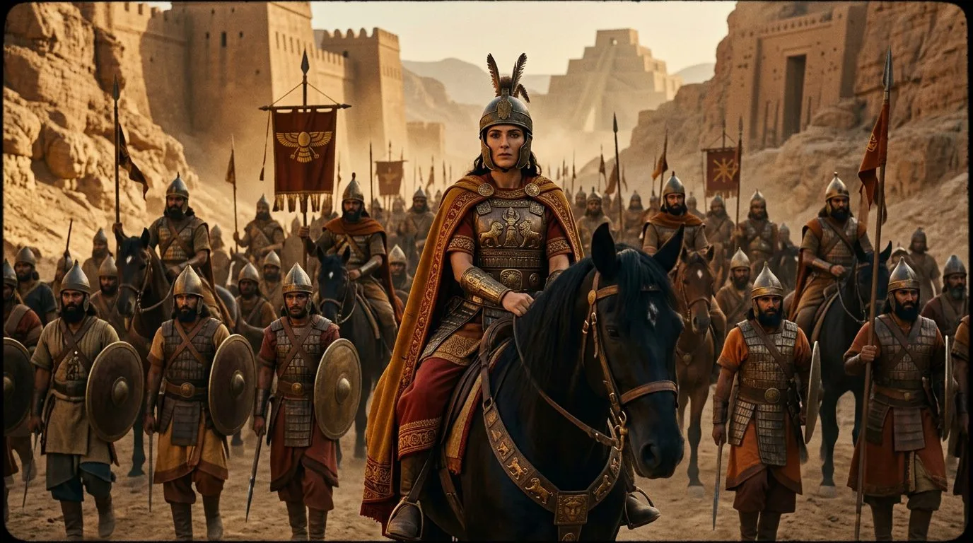 Semiramis - The Warrior Queen of Legend - Historical illustration