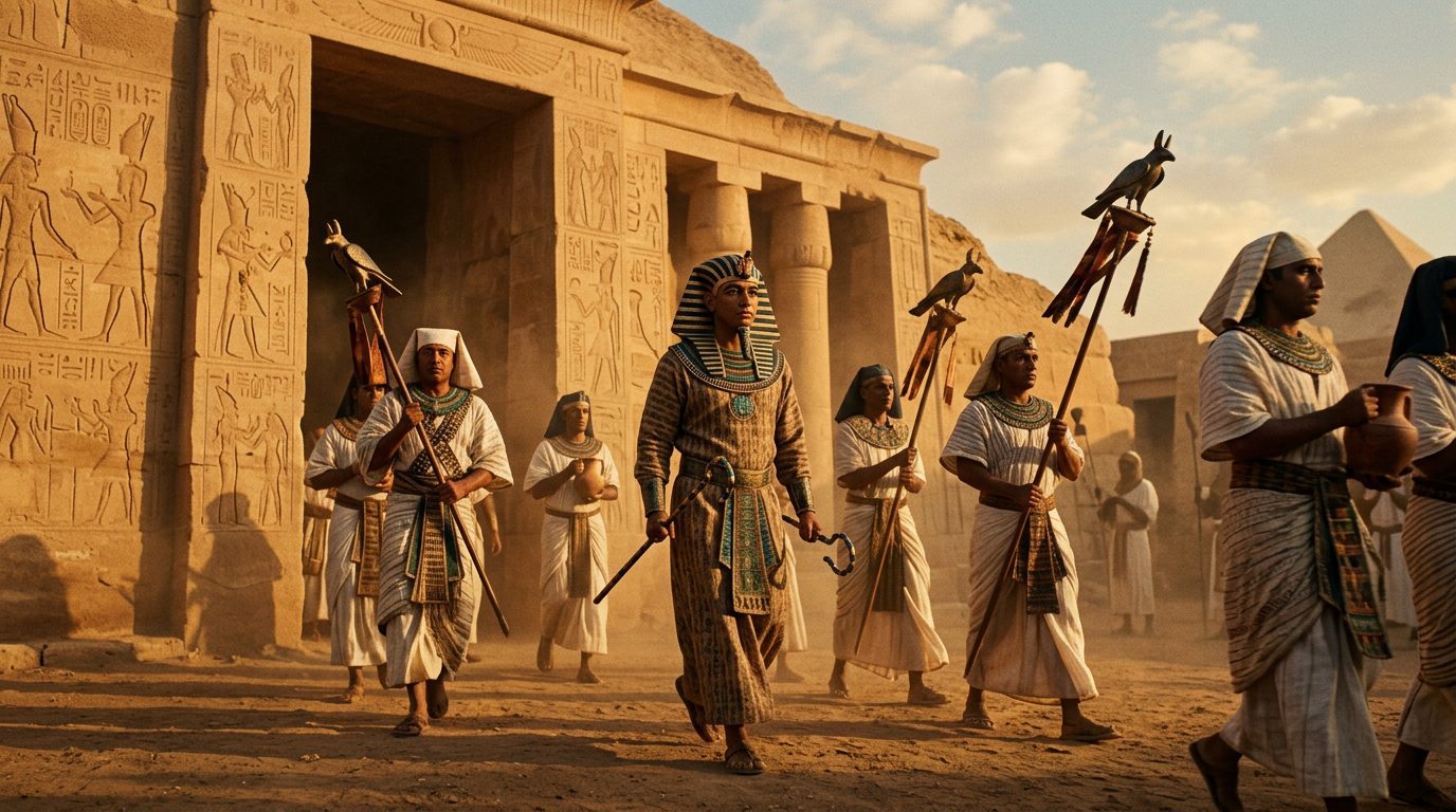 The Divine Pharaoh’s Personal Vengeance - Historical illustration