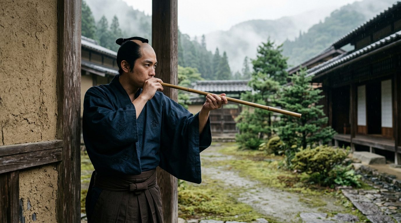 Fukiya: The Concealed Blowgun That Made Silent Killing an Art - Historical illustration