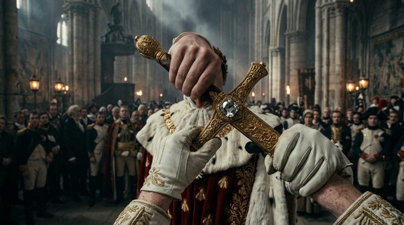 Napoleon’s Coronation Sword Declared the Revolution Dead on December 2, 1804 - Historical illustration
