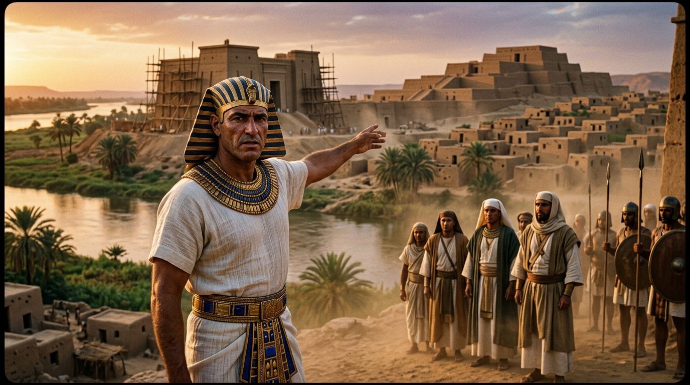 Ahmose I Founded Egypt’s Golden Age but Has No Pyramid - Historical illustration