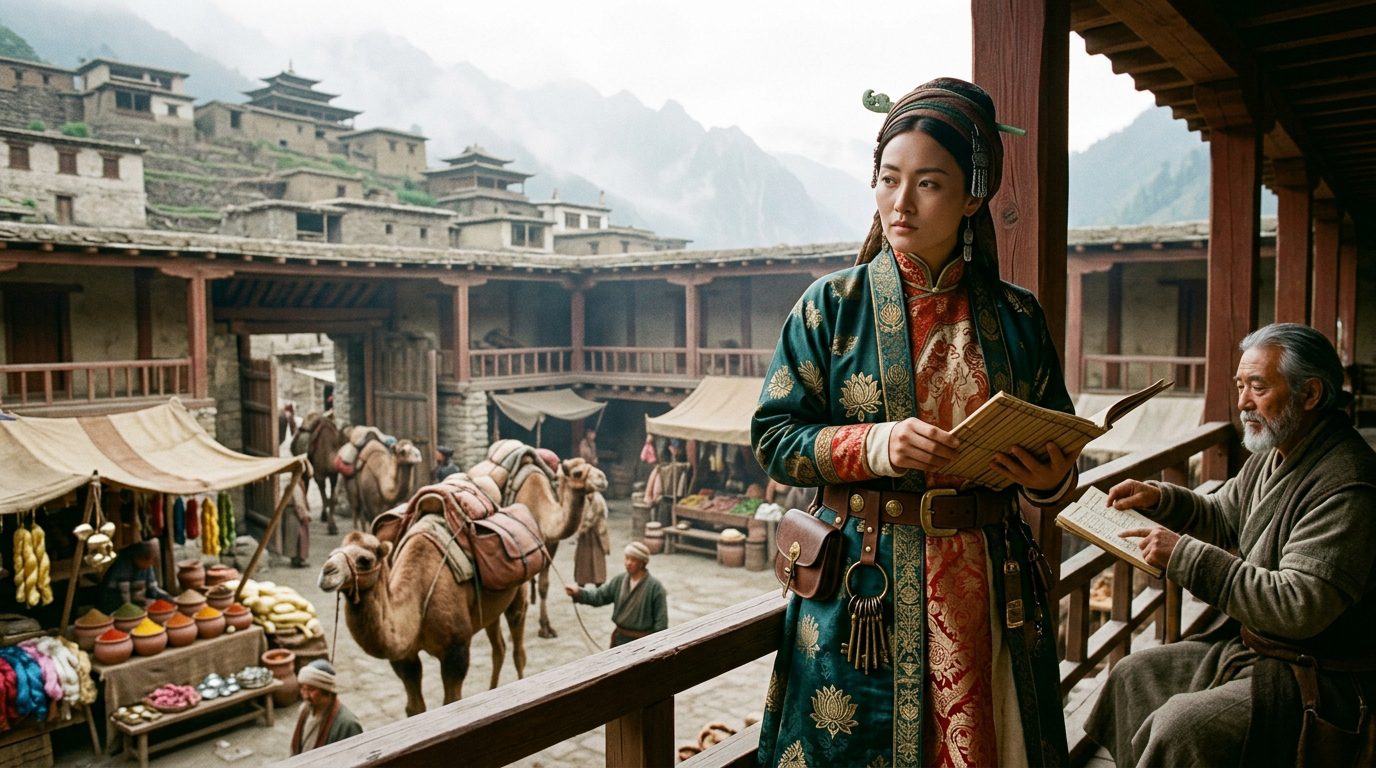 Nana-dhat: The Female Merchant Who Inherited an Empire - Historical illustration