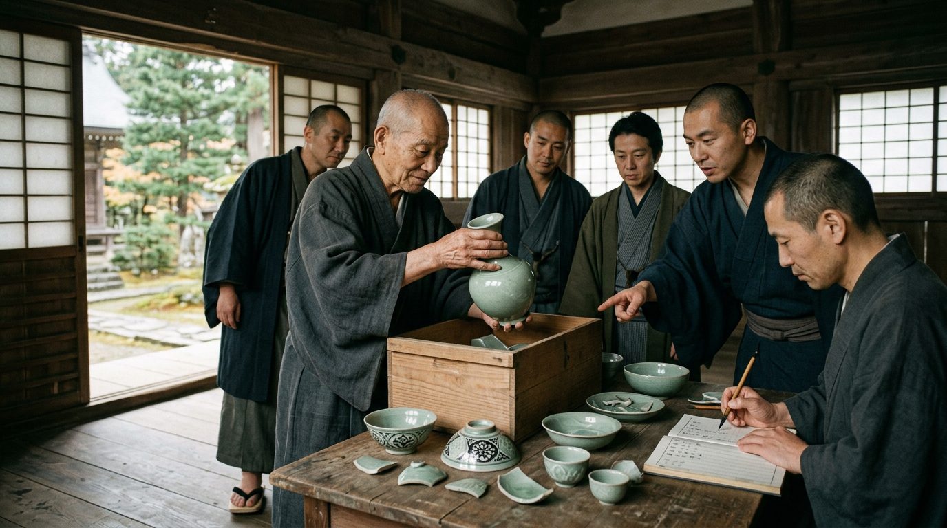 Export Celadon That Proves Global Trade Networks - Historical illustration