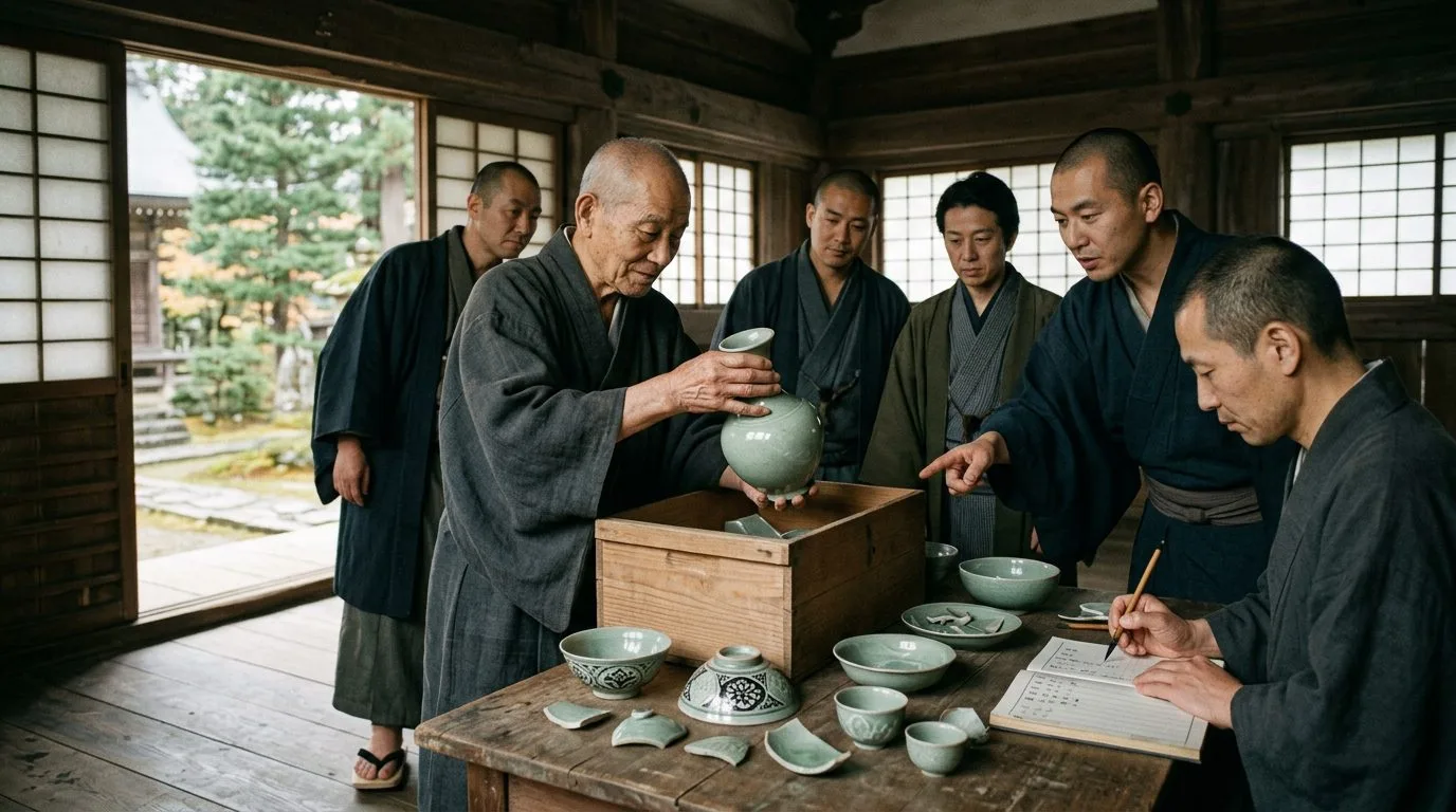Export Celadon That Proves Global Trade Networks - Historical illustration
