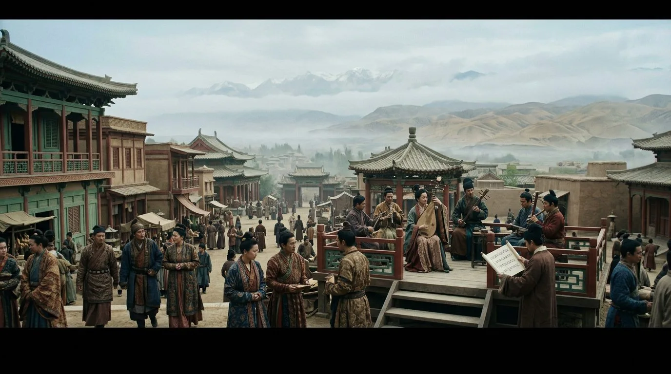 Kucha: The Music Capital of the Silk Road - Historical illustration
