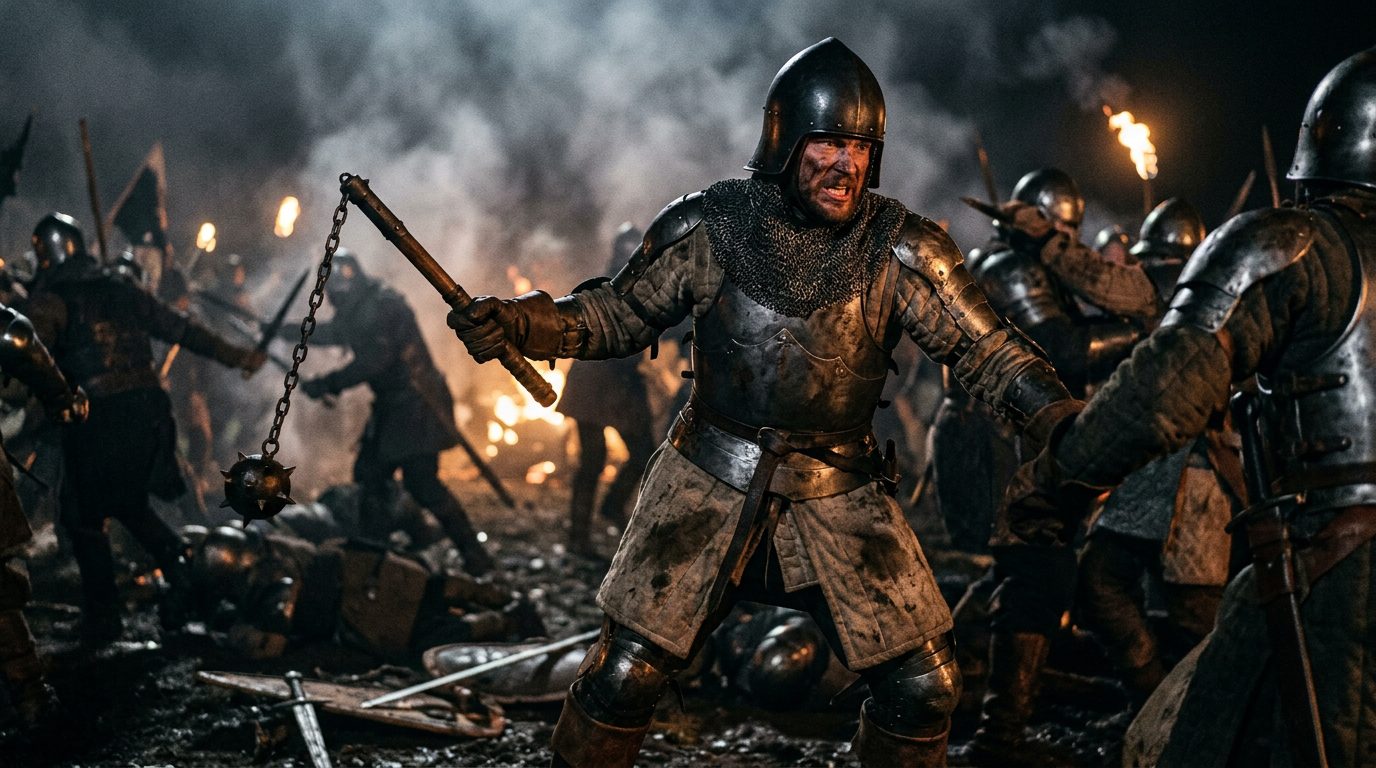 11. The Flail – Chain and Chaos - Historical illustration