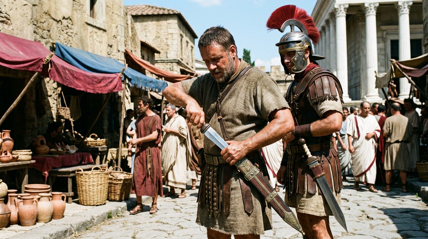 7. Pugio: The Dagger of Last Resort and Assassination - Historical illustration