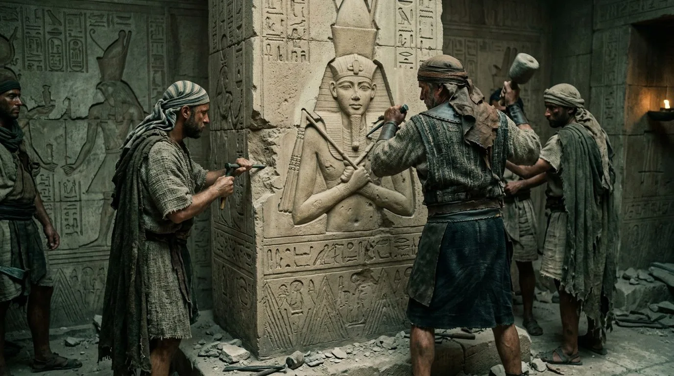 6. Thutmose II Was Erased From History by His Own Wife - Historical illustration