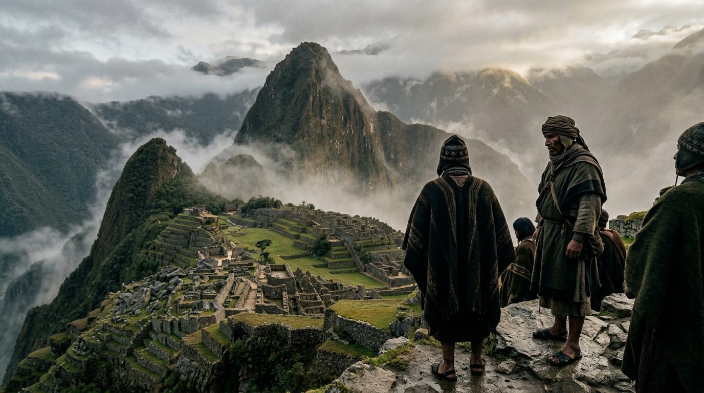 2. Machu Picchu: The Lost Citadel Above the Clouds - Historical illustration